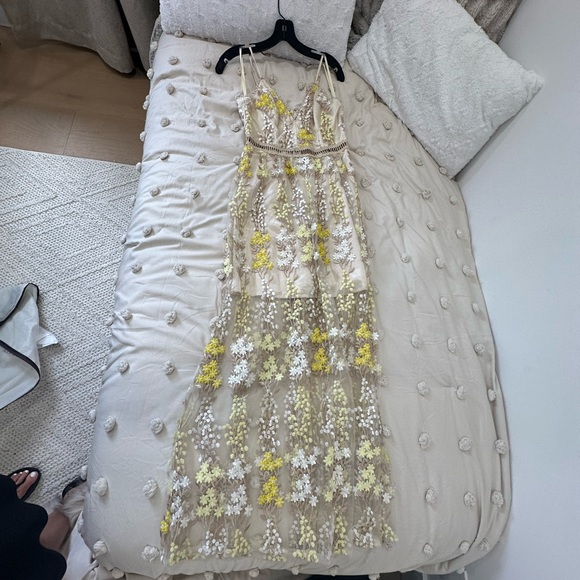 Aqua long dress - Picture 1 of 3